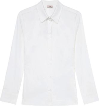 Oltre Camisa b&aacute;sica de popelina - Blouses & Shirts - Mujer - Blanco - M