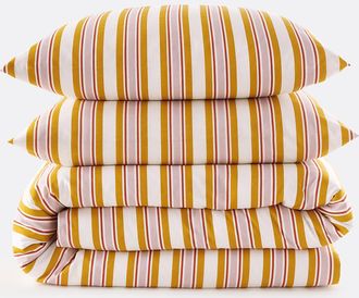 La Redoute Interieurs Beddengoedset 30% gerecycled katoen, vierkant kussensloop, DAIRIS