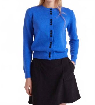 Compa&ntilde;&iacute;afant&aacute;stica Cardigan Sweater In Blue