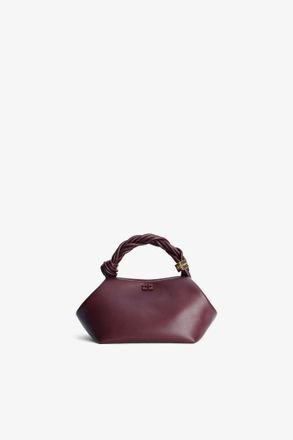 Ganni Burgundy Red Small Bou Bag