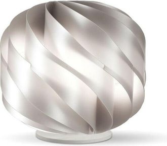 Linea Zero Lap L&aacute;mpara De Mesa Plata En Pl&aacute;stico Cm. 25 X 24 Horas