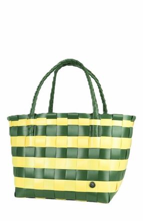 Handed By Paris Spirit Recycled Tote Bags in Forest Green/sunflower Yellow at Nordstrom, Size Medium
