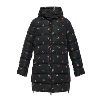 Etro Down jacket with colorful print - female - Etro - Down Jackets - Black - 2XS - Jackets
