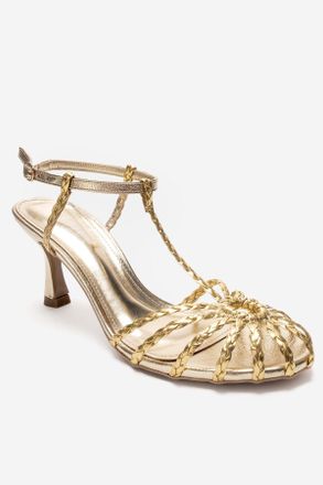 Prologue Gerald Gevlochten Riem Stiletto Pump