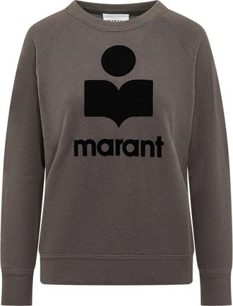 Isabel Marant Millyny Sweatshirt - Dames - Sweatshirts - Grijs - 2XS - Katoen - Hoodies & sweatvesten