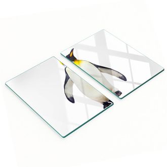 OEM Taglieri Da Cucina Decorativi Multifunzionali In Legno Temperato A Forma Di Pinguino, 2x40x52 Cm