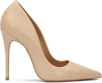 Kazar Beige klassieke leren pumps. Dit product valt groot uit. - Dames - Pumps - Beige - 35 1/2 EU - Leer - Schoenen