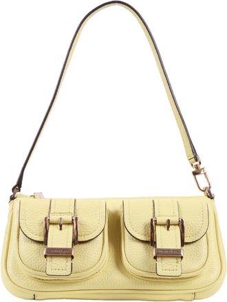 Michael Kors Shoulder Bags, female, Yellow, Size: ONE SIZE Zoe Small Pochette