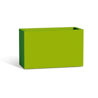 Monacis Monacis - Jardinera Rectangular De Resina 80x35 Cm Mod. Flowerpot Verde