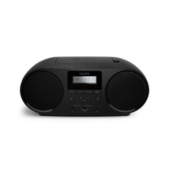 Philips Radio Fm Philips Taz5000 Con Reproductor De Cd Negro