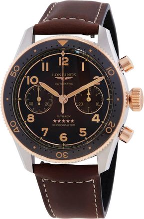 Longines Spirit Flyback Chronograph Automatic Brown Dial Watch L3.821.5.59.2