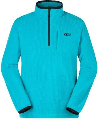 Picture Weavy 1/4 Grid Fleece Fleecepullover f&uuml;r Herren | t&uuml;rkis