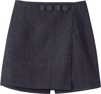 D'Estrëe Paris Jean denim mini skirt - women - Polyester/Cotton/Elastane/Viscose - 36 - Blue