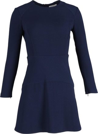 Sandro Sandro Mini Dres sin Navy Blue Wool
