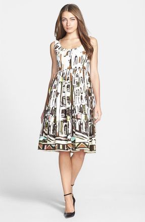 Kate Spade New York in Multi Cuban Landscape Scene at Nordstrom, Size 6