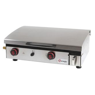 HOME MAISON Plancha de gas con 2 quemadores