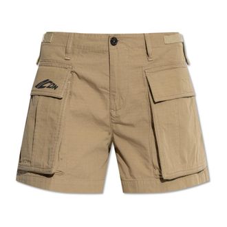 Dsquared2 Cargo Shorts - Dames - Bermuda - Beige - M - Katoen - Korte Broeken