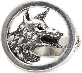 Enfants Riches Deprimes Anello Dog In Restraint - Argento