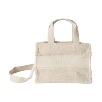 Liu Jo Gewatteerde Ribfluwelen Tote - Dames - Shoppers - Beige - ONE Size - Leer - Tassen