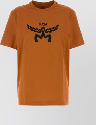 MCM cotton ribbed crew-neck t-shirt