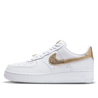 Nike Air Force 1 07 LV8 Gold Foil Swoosh DC2181-100