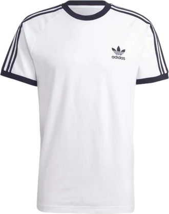 adidas 3-Stripes T-shirt - Heren - Sportshirts - Wit - M - Fitness