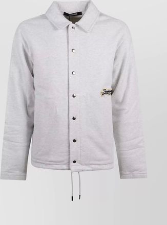Jacquemus cotton overshirt with drawstring and pockets