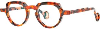 Theo Eyewear Andy 004 Andy 004 Brown + Dalmatian(marrone Maculato Dalmata) Glasses