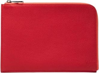Louis Vuitton Pre-owned Pochette Jour PM - Dames - Vintage Clutch - Rood - ONE Size - Leer - Vintage