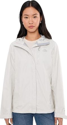 L.L.Bean Trail Model Rain Jacket Womens Clothing Sea Salt : XL, Nylon