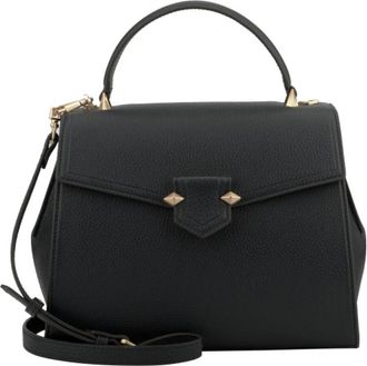 Pourchet Moyen sac S&egrave;vres - Dames - Handtassen - Zwart - ONE Size - Leer - Tassen