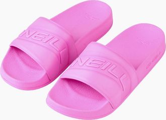 O'Neill Womens ONeill Womens Embossed Slides - Pink/Pink - Size: 7/8 uk