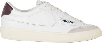 Autry White Windscape Low Suede Leather Sneakers