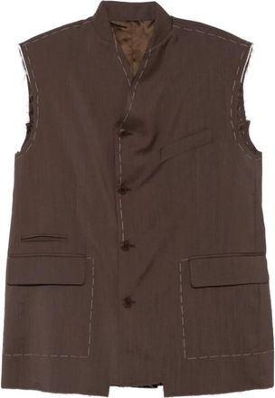 Costumein Gilet - Heren - Gillet - Bruin - M - Kostuums