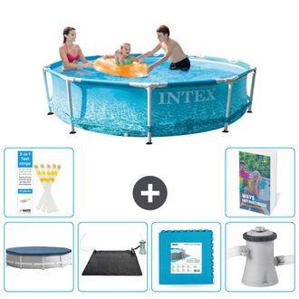 Intex Piscina Con Estructura Redonda - 305x76 Cm - 7-piezas S99