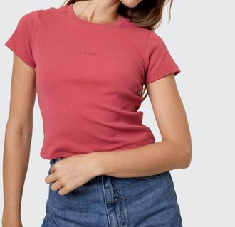 Thrills Minimal Mini Tee In Redwood