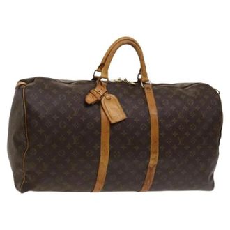 Louis Vuitton Tweedehands Canvas Louis Vuitton tassen - Dames - Pre-owned - Bruin - Maat: ONE Size Leer