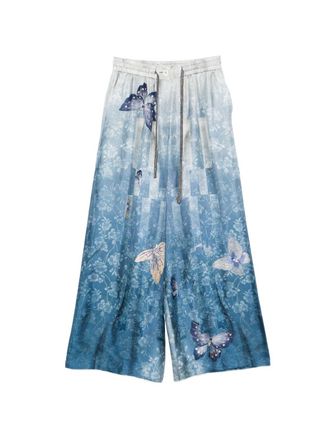 Pierre-Louis Mascia Womens Trousers Clear Blue