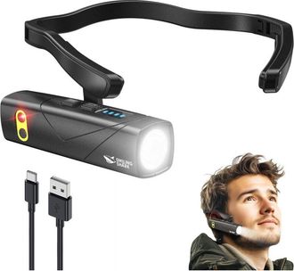 OEM Linterna Frontal Recargable, Nueva Linterna Frontal Led De 2025, 1000 L&uacute;menes, Con Sensor De Movimiento Y 5 Modos De Luz Blanca Y Roja. Ideal Para Adu