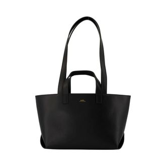 A.P.C. Tote Bags, female, Black, Size: ONE SIZE Drummer Small Bag