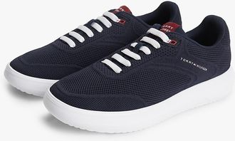 Tommy Hilfiger Mens Knit Cupsole Sneaker - Navy - US 10 / EU 43
