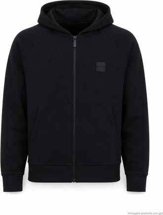 Outhere Aura Zip Hoodie - Heren - Vesten met rits - Zwart - S - Katoen - Hoodies & sweatvesten