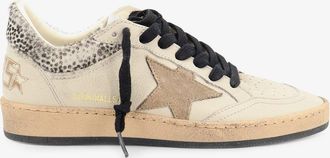 Golden Goose Sneakers Ballstar in pelle con iconico logo laterale - GOLDEN GOOSE DELUXE BRAND - gender_Woman