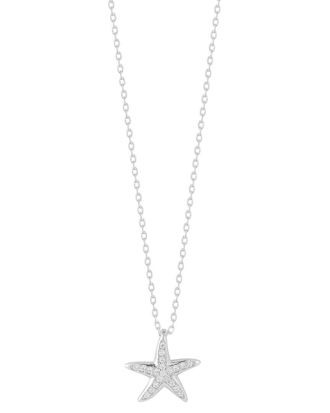 Glaze Jewelry Silver Cz Necklace