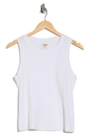 L'agence Mikaela Organic Cotton Tank in White at Nordstrom Rack, Size X-Small