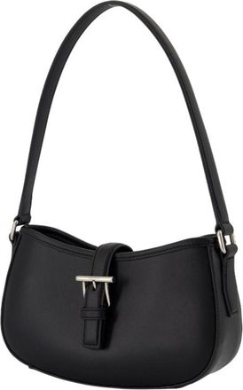 Alexander McQueen Womens Calfskin Leather Shoulder Bag Black