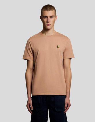Lyle & Scott Lyle And Scott Mens Cotton Crew Neck T-Shirt - Brown - Size: 34