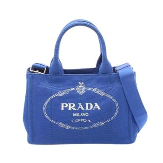 Prada Pre-owned Mini Bags, female, Blue, Size: ONE SIZE Pre-owned Vintage Tote Bag