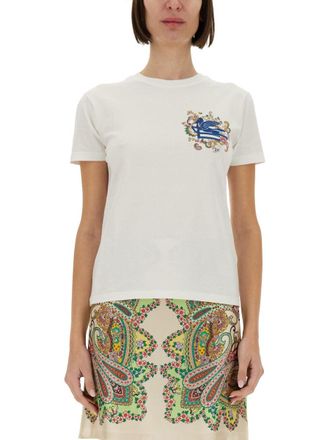 Etro Etro T Shirt With Logo