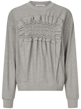 Cecilie Bahnsen Sweater met ruches - Grijs